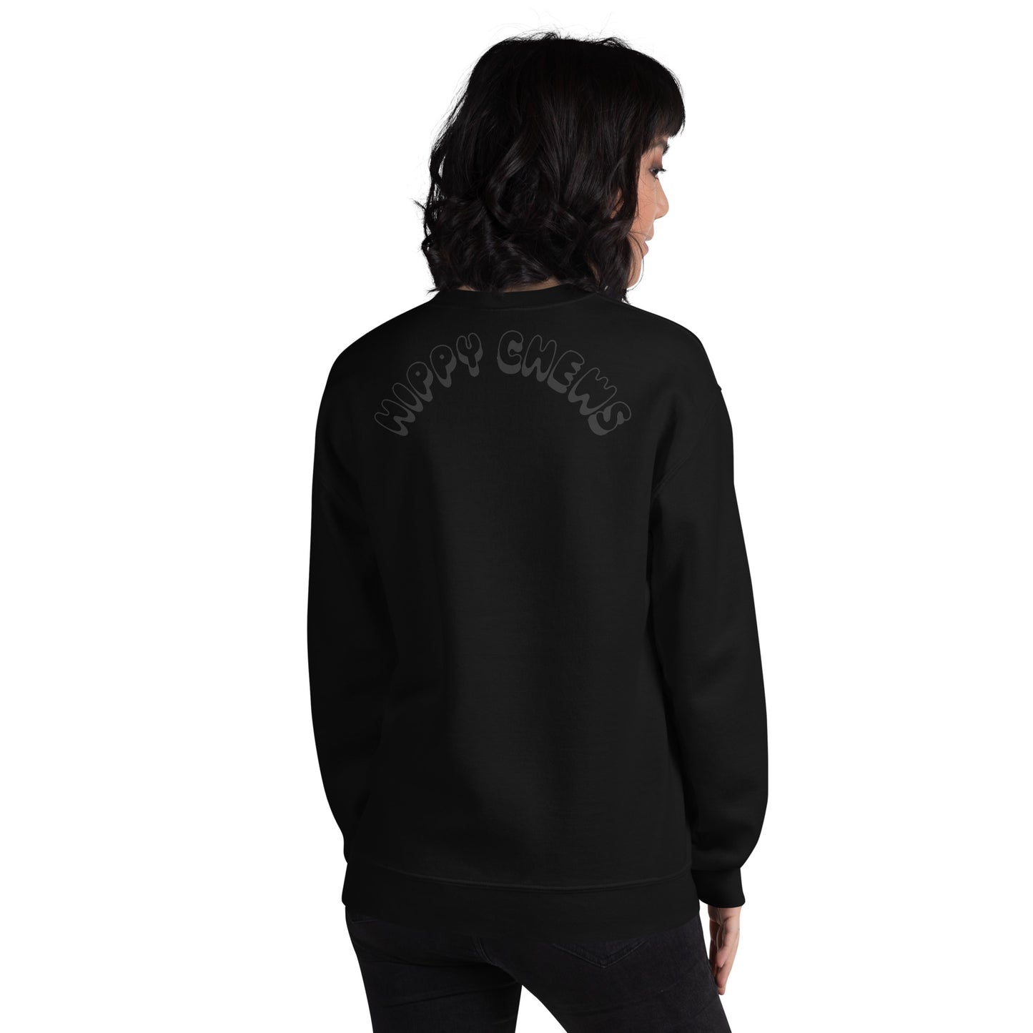Flower Sweatshirt Crew Neck