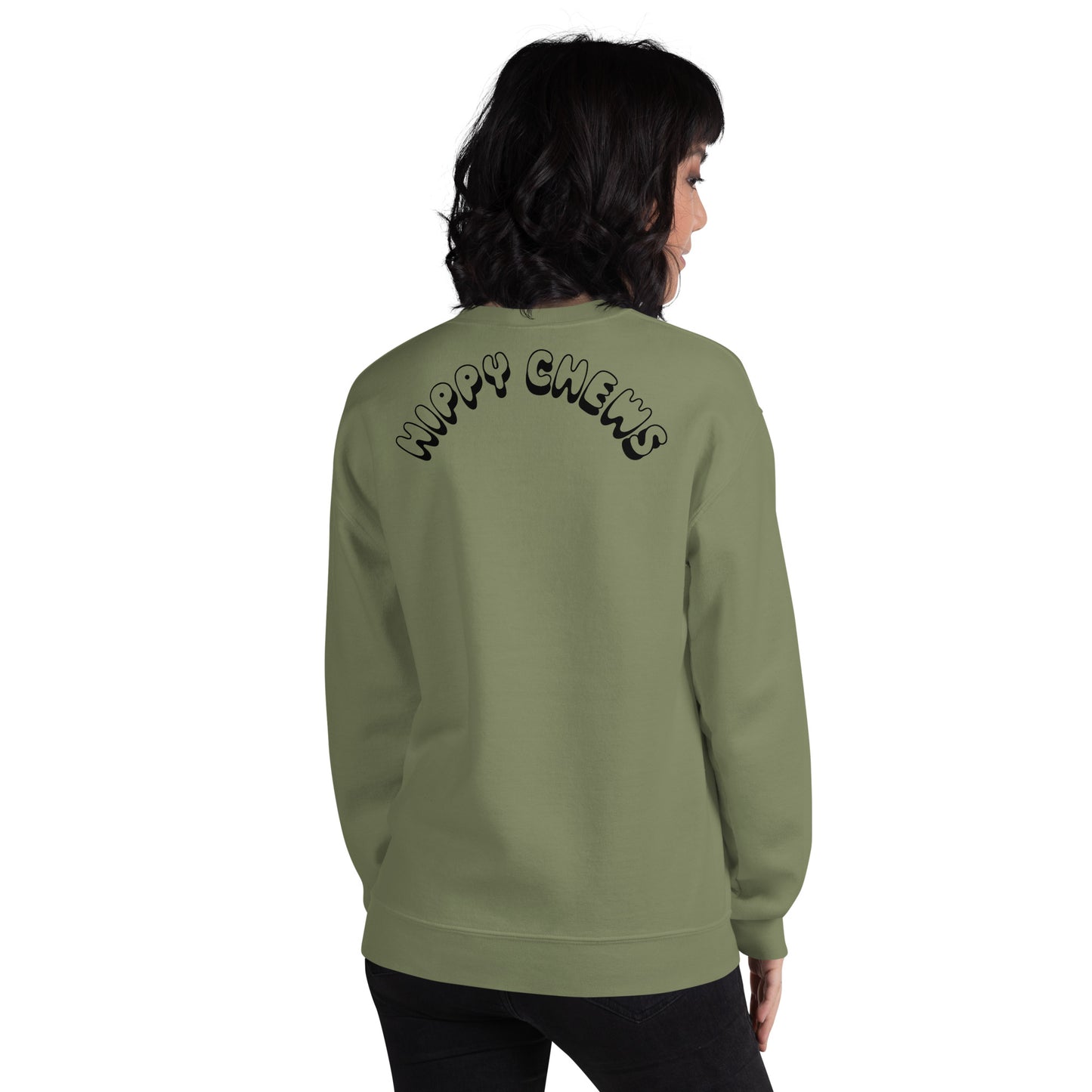 Flower Sweatshirt Crew Neck