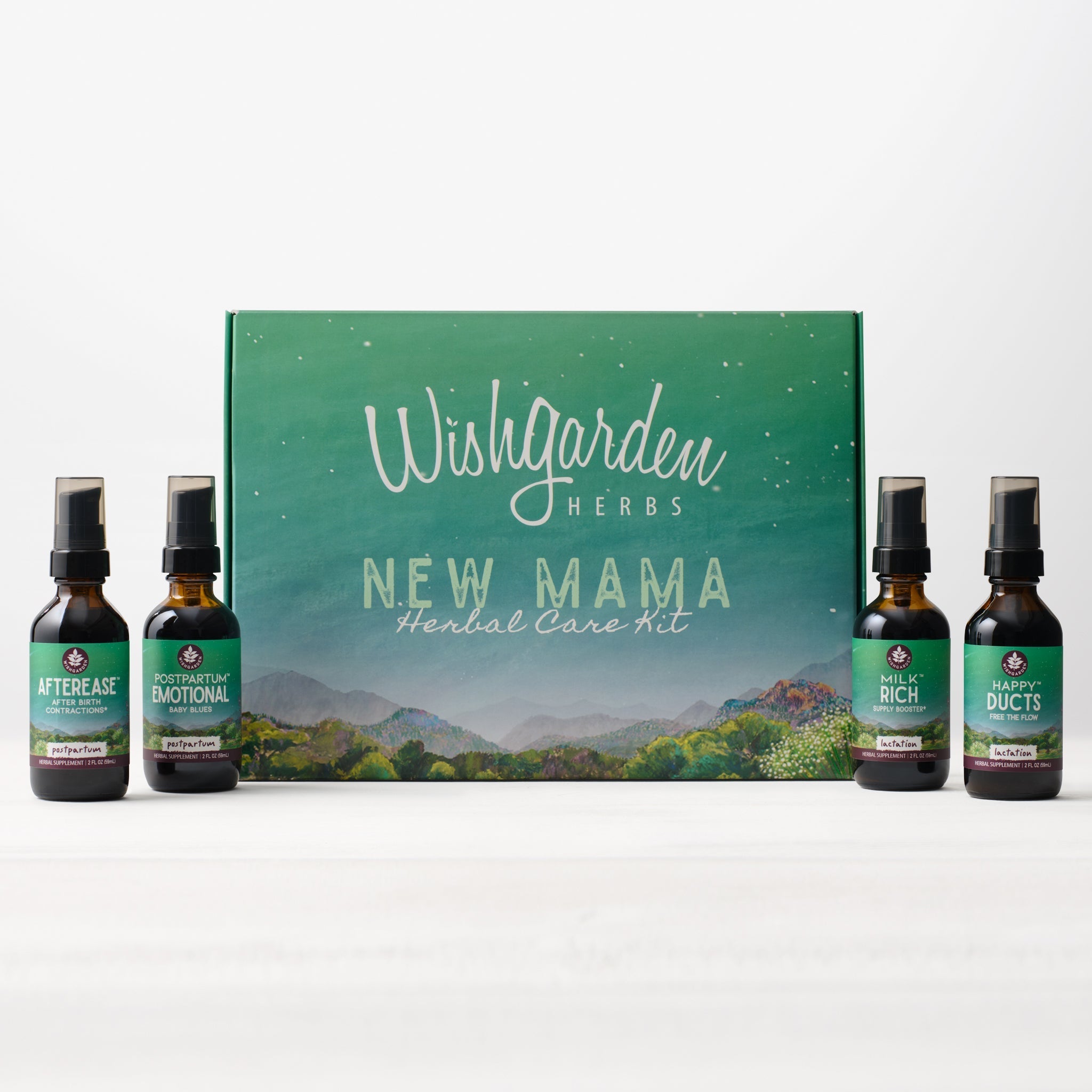 Postpartum Essentials Kit with Gift Box - Hippy Chews Natural Herbal Gummies