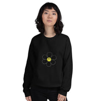 Flower Sweatshirt Crew Neck