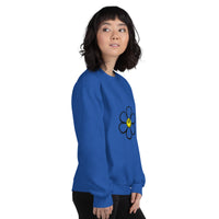 Flower Sweatshirt Crew Neck
