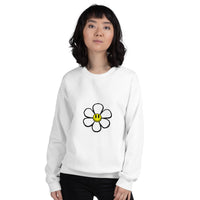 Flower Sweatshirt Crew Neck