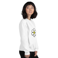 Flower Sweatshirt Crew Neck